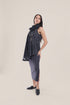 Patterned jacquard reversible asymmetric top